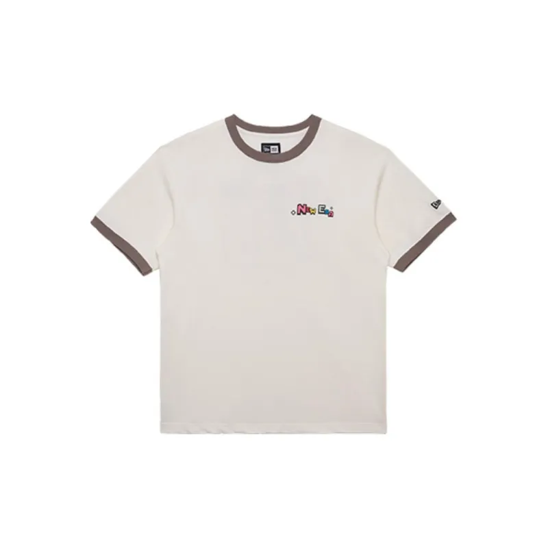 New Era T Shirt Unisex Ivory White-1