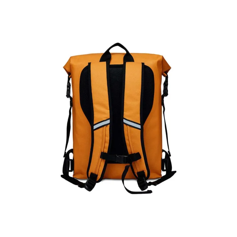 KNOMO Polyurethane Backpack Men's Mustard Yellow-3