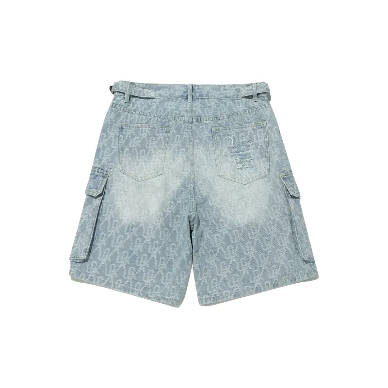 Guuka Denim Shorts Men Denim Blue-1