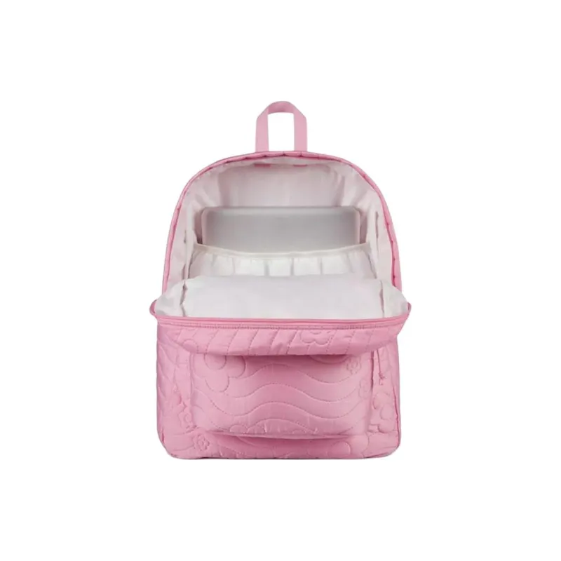 JanSport Recycled Material Backpack Women's Pink-4