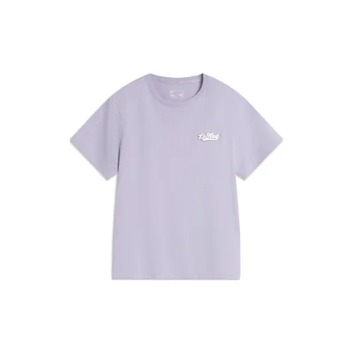 LINING Sports Life Collection T-Shirts Women's Sea Salt Purple