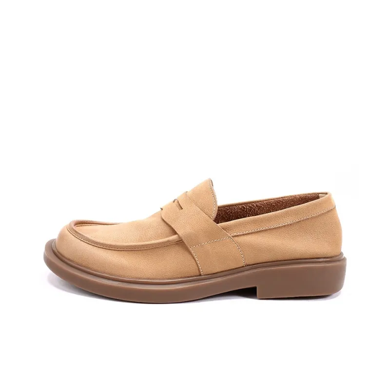 Brounvanm Loafers Men Coffee/Amber Yellow-0
