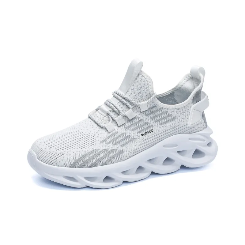 MUSNODO Shock Absorbing, Non Slip, Wear Resistant, Breathable And Lightweight Low Top Running Shoes Men's-3