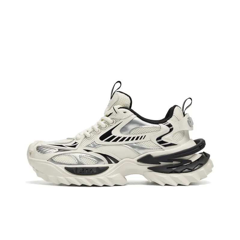 CHERYKALLY Coverage Support Low Top Chunky Sneakers Women's White-0