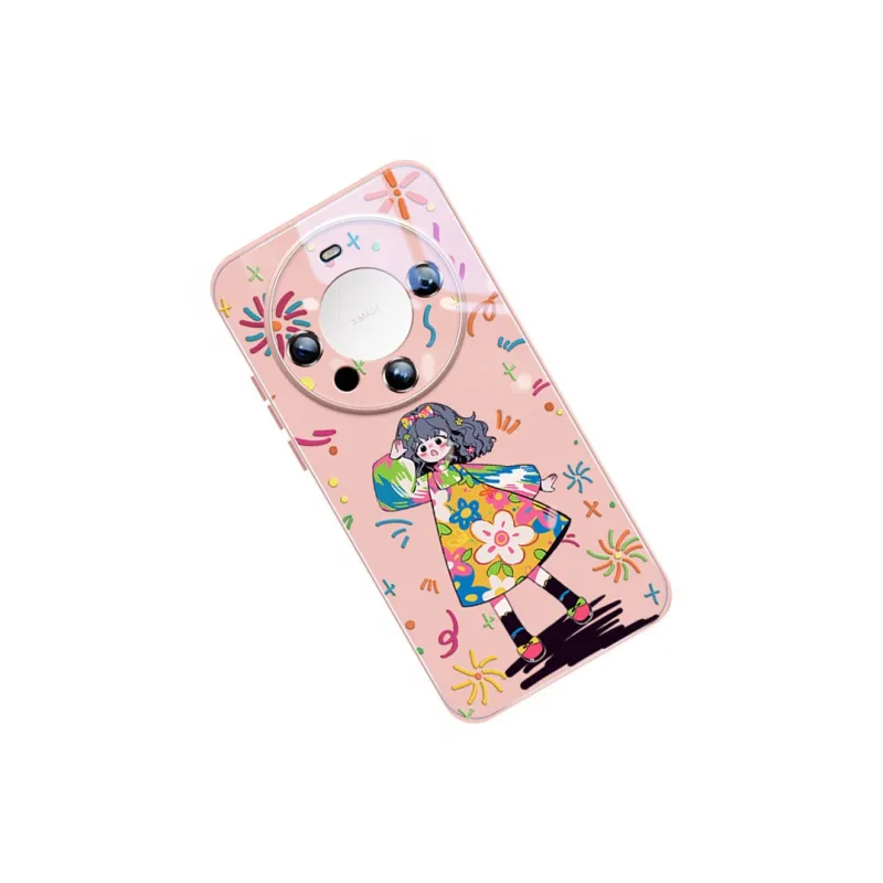 Sen Dog Glass Material Sense Of Premium Phone Cases Applicable To Huawei Mate60Pro/50/40-7