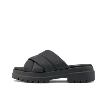 Timberland Slip Resistant Abrasion Resistant Slide Slippers Women's Black