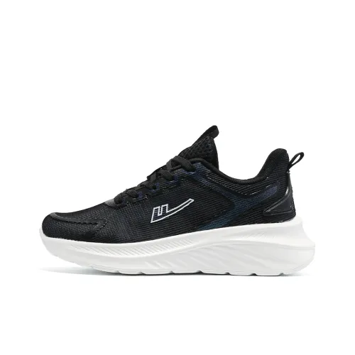 Warrior Anti Slip Wear Resistant Breathable Lightweight Low Top Running Shoes Women's Black