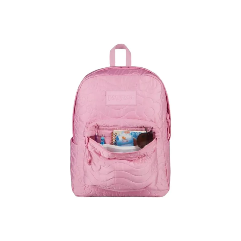 JanSport Recycled Material Backpack Women's Pink-6