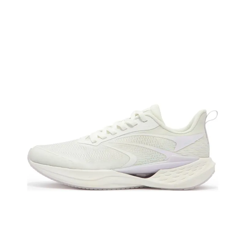 361° Cushioning Slip Resistant Low Top Running Shoes Women's White Purple-0