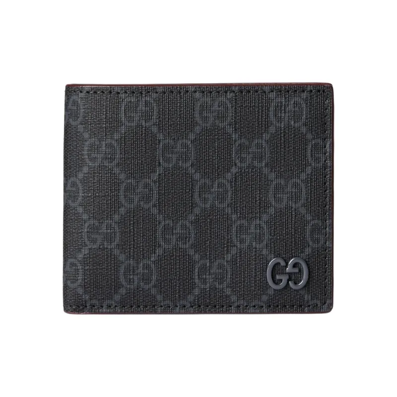 GUCCI Supreme Canvas Wallet Unisex Black-0