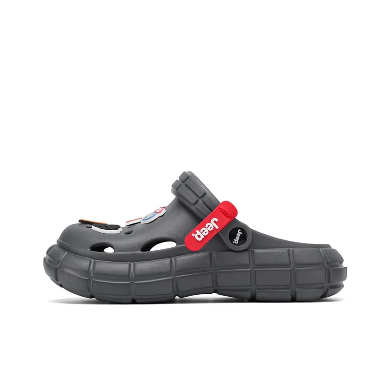 Jeep Quiet Slip Resistant Abrasion Resistant Slide Slippers Unisex-3