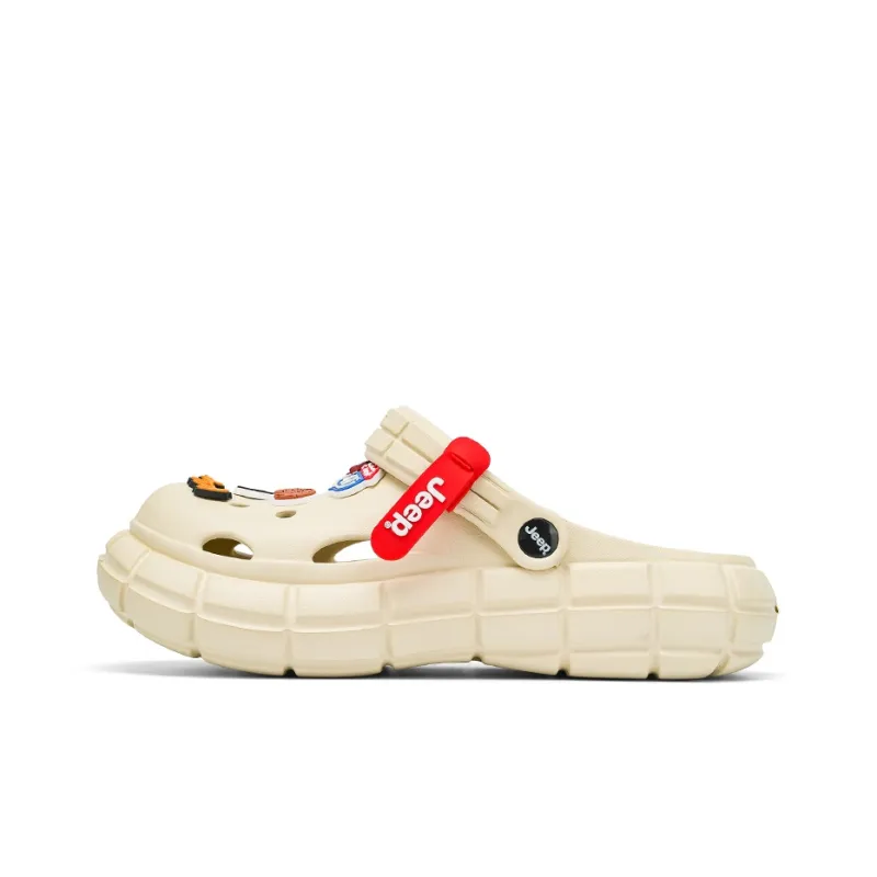 Jeep Quiet Slip Resistant Abrasion Resistant Slide Slippers Unisex-6