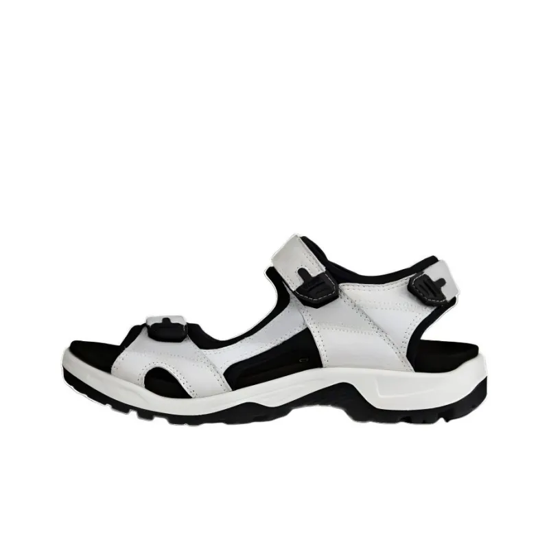 Ecco Beach Sandals Men White-0