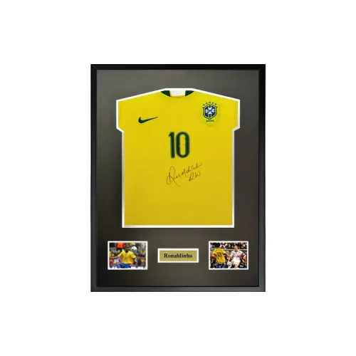 Three For Collector's Level 2006 World Cup Brazil Jersey Includes SA Certificate Framed