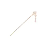 Blossoming Promise Colored Glaze Hairpin Pink