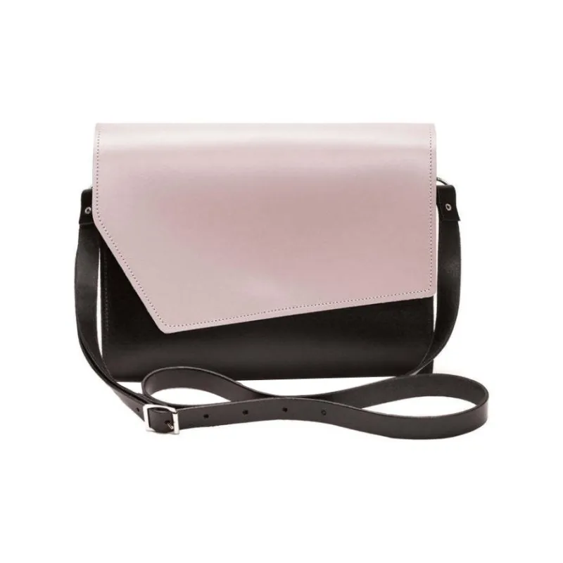 Zatchels Leather Clutches Crossbody Bag Shoulder Bag Small Size Women's Rose Truffle-1