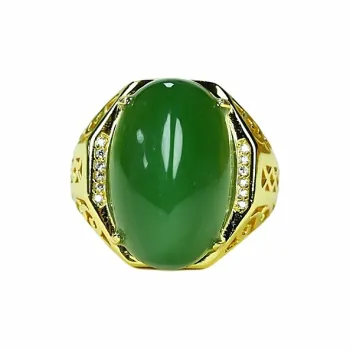 Cuizu Hetian Jade Jade Rings Men's Jasper