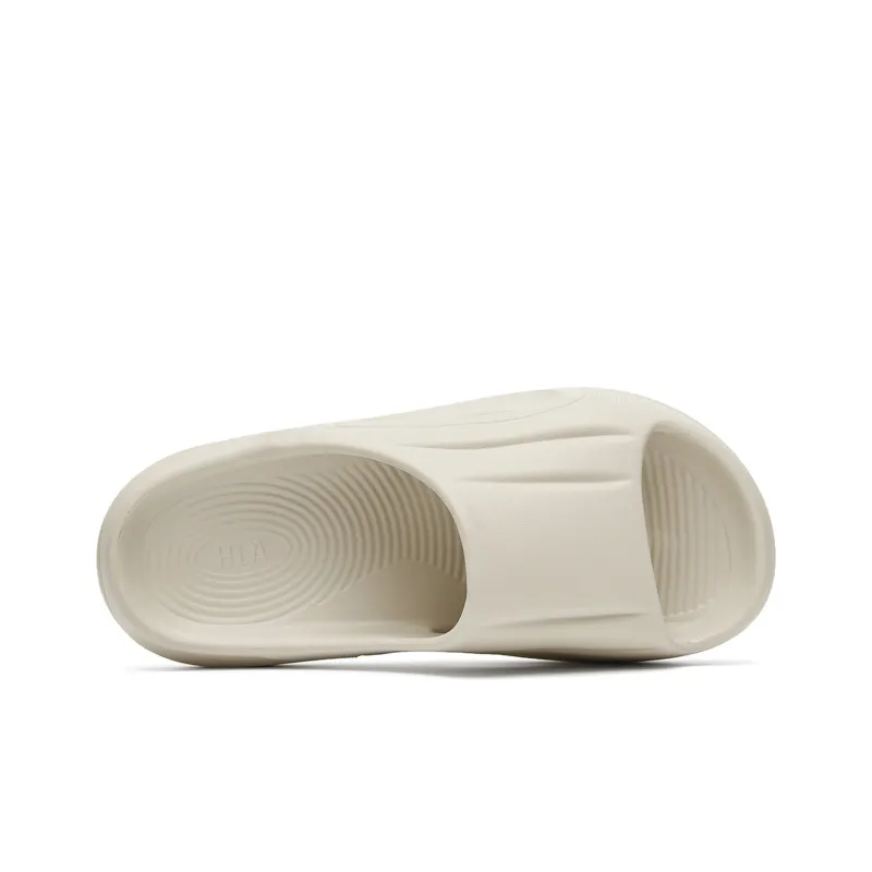 HLA Slide Slippers Men White/Black/Sand-2