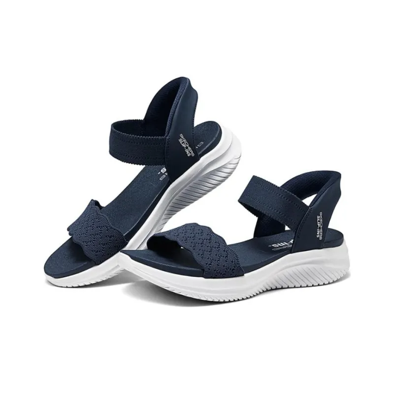 Skechers Strap Sandals Women's Navy-2