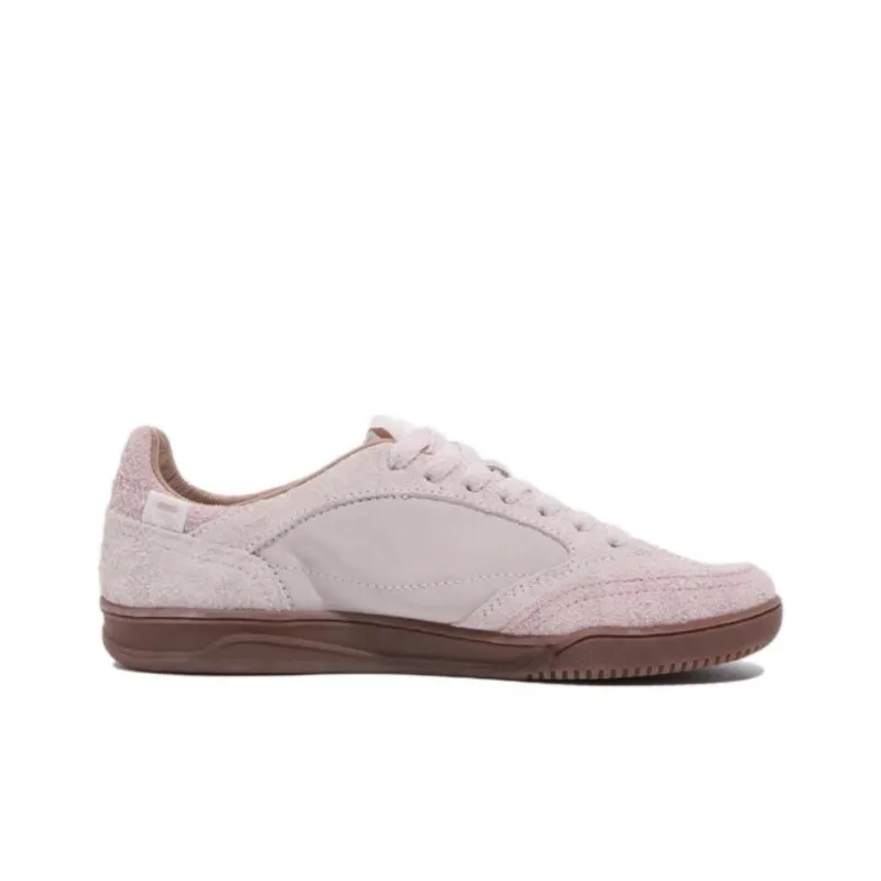 FILA Slantshot Anti Slip Wear Resistant Low Top Skateboard Shoes Unisex Pink Korean Style-1