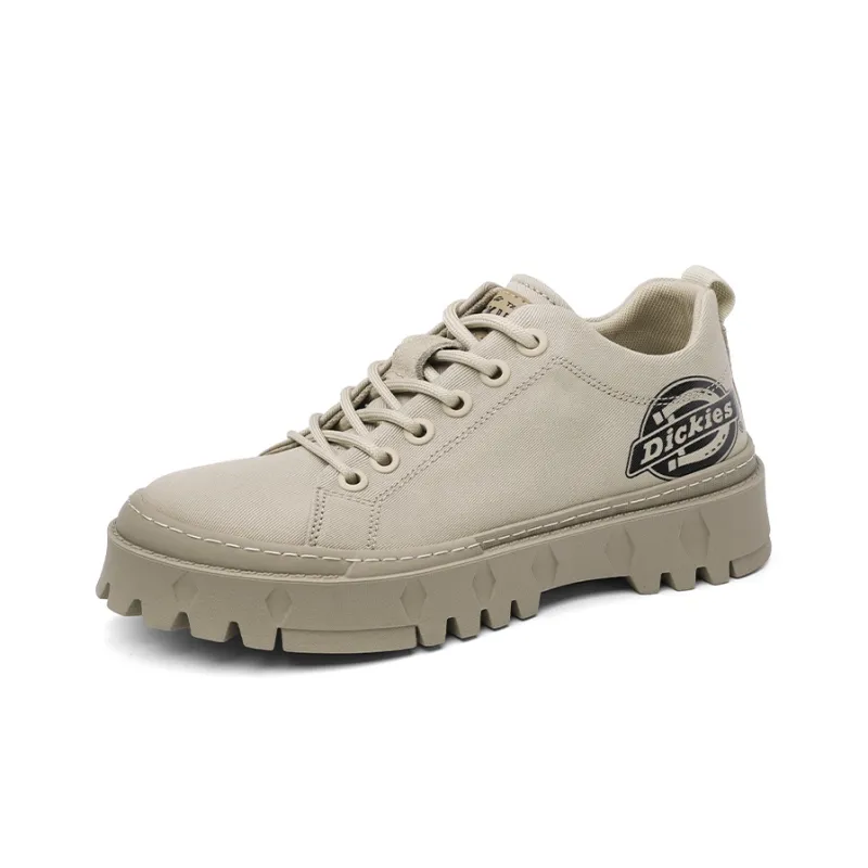 Dickies Anti Slip And Wear Resistant Breathable Low Top Casual Shoes Men's Light Khaki-1