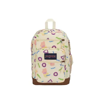 JanSport Recycled Polyester Backpack Unisex Neon