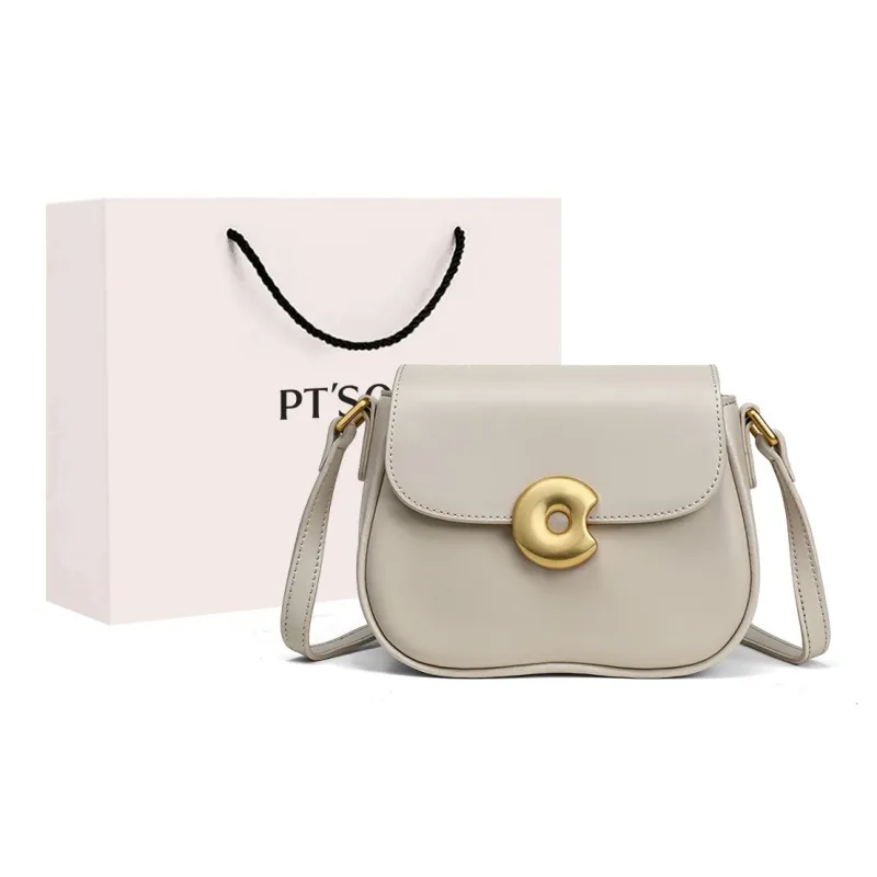 PT'SON Cow Leather Patchwork Synthetic Leather Small Square Bag Shoulder Bag Crossbody Bag Women's Multicolor-7