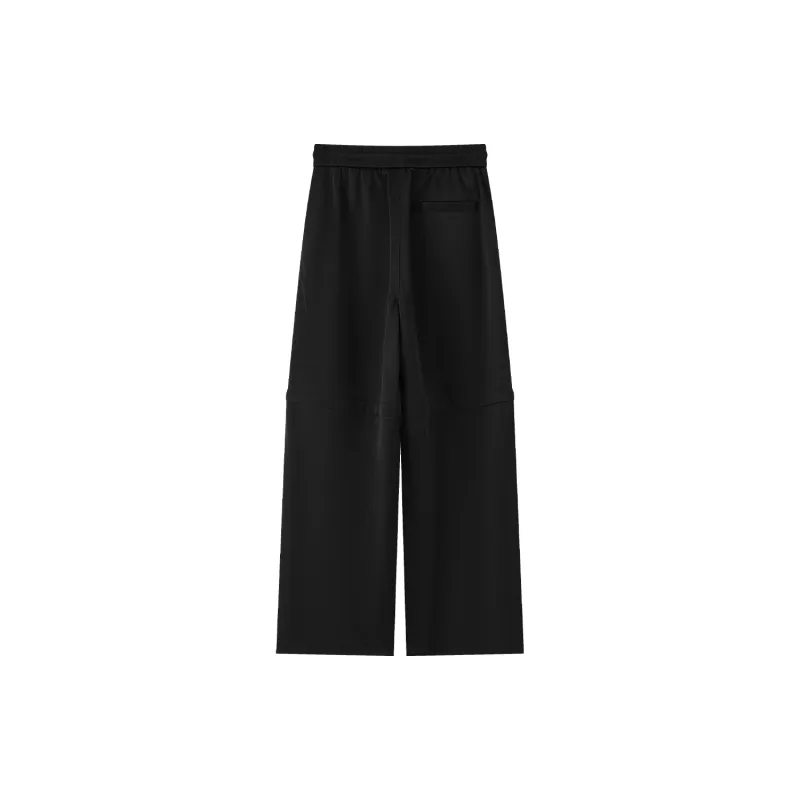 YK&YB Knitted Sweatpants Unisex Black-1