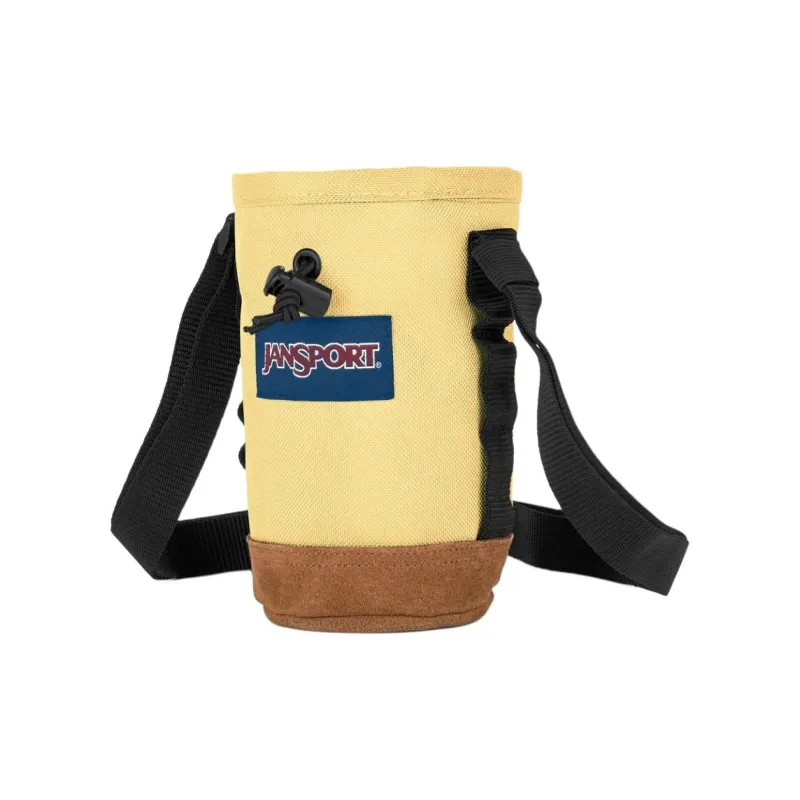 JanSport Suede Shoulder Bag Crossbody Bag Unisex Light Yellow-1