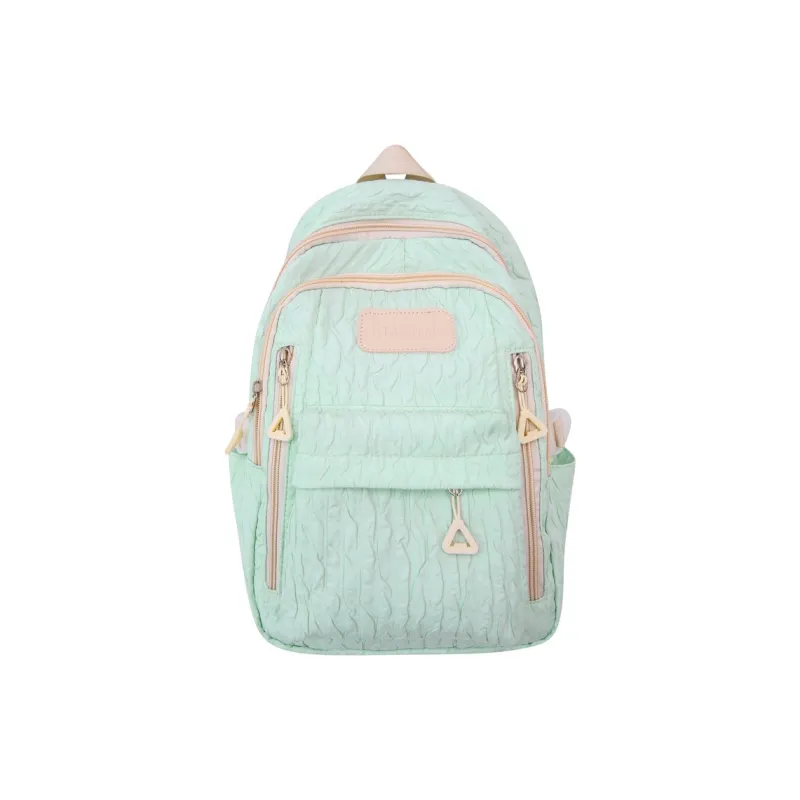 Elsvet Nylon Backpack Regular Women's White/Black/Yellow/Green/Blue-10