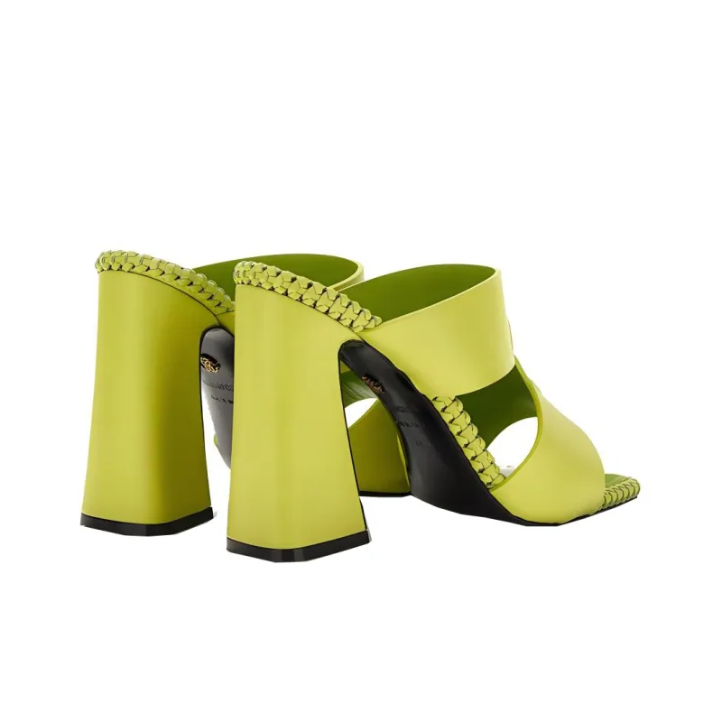 Roberto Cavalli Slide Slippers Women's Light Green-3