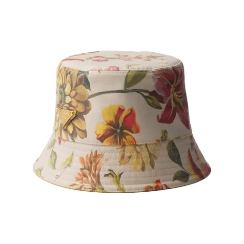 PRADA Floral-print Reversible Bucket Hat