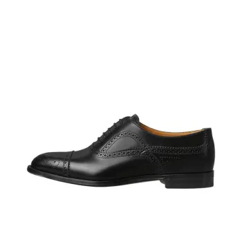 GUCCI Dress Shoes Men Low-Top Black