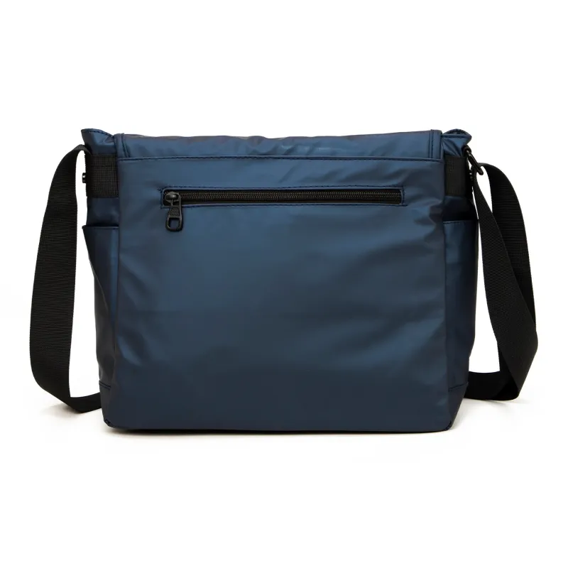 TAKI Synthetic Leather Buckles Crossbody Bag, Shoulder Bag Unisex Black/Gray/Blue/Green-10