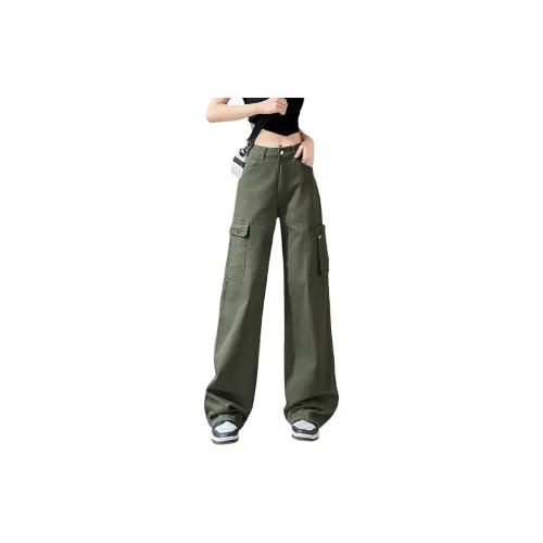 Tonlion Cargo Pants Women's Army Green