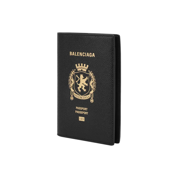 Balenciaga Logo Printed Passport Holder-2