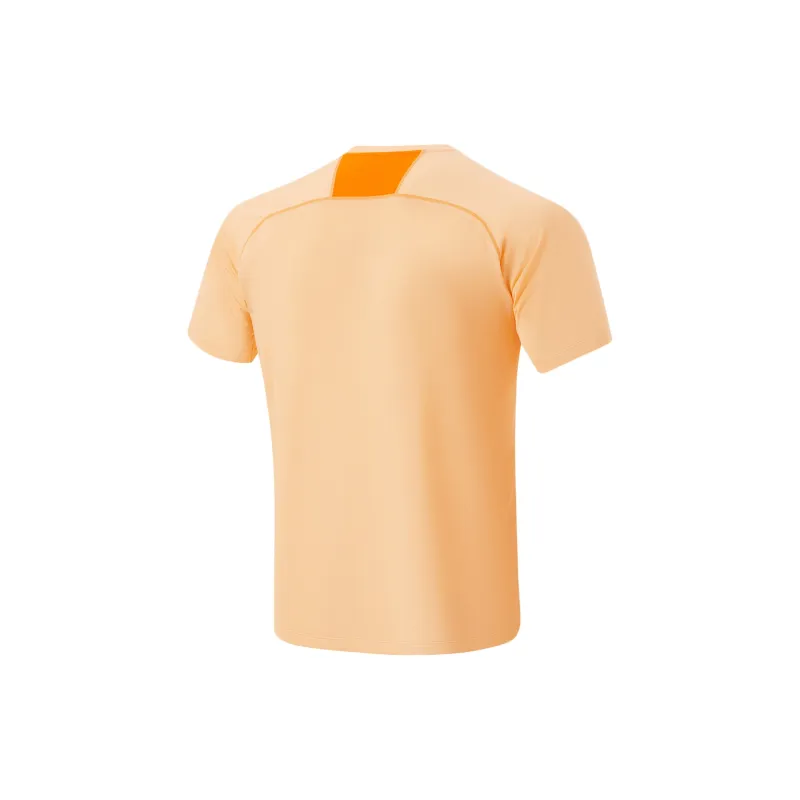 LiNing T Shirt Men's Floating Light Orange-1