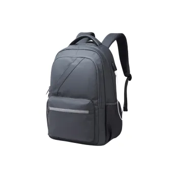 TTaG．baG Waterproof Oxford Backpack Men's Light Gray/Blue/Black