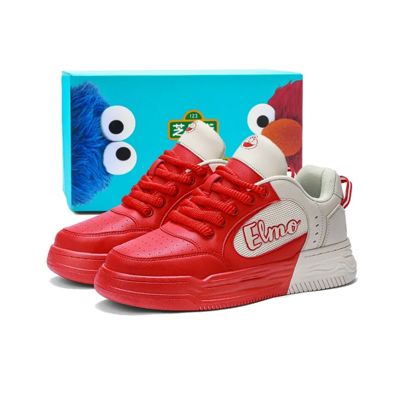 SESAME STREET Anti Slip Wear Resistant Low Top Skateboard Shoes Unisex-11