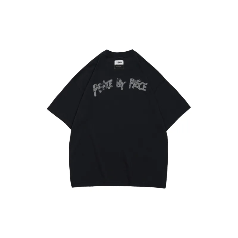 XVESSEL Felix Cat Co branded Series T Shirts Unisex Black-1