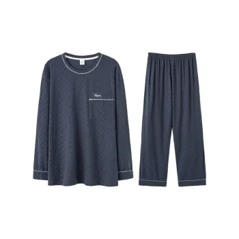 MIIOW Pajama Set Men's Navy Blue
