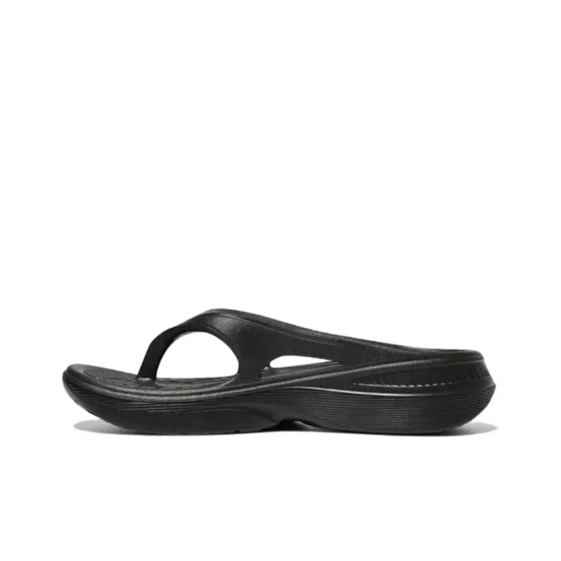 FILA EVA Quiet, Odor Resistant, Slip Resistant Flip Flops Unisex Black-0