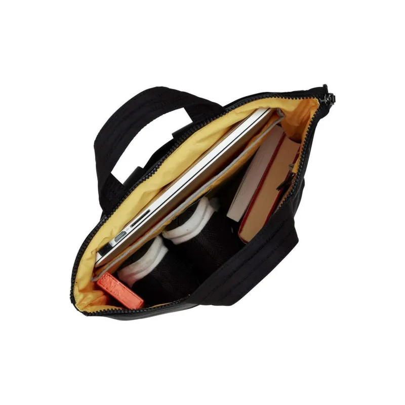 KNOMO Polyester Laptop Handbag Backpack Unisex Black-4