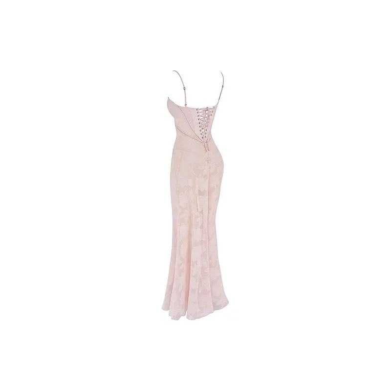 HOUSE OF CB SEREN Slip Dress Women's PINK/Pink-2