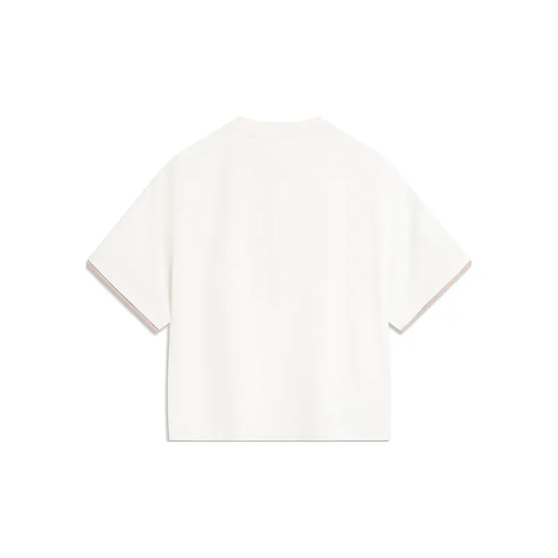 LiNing Sports Trend Series T Shirt Women's Ivory-1