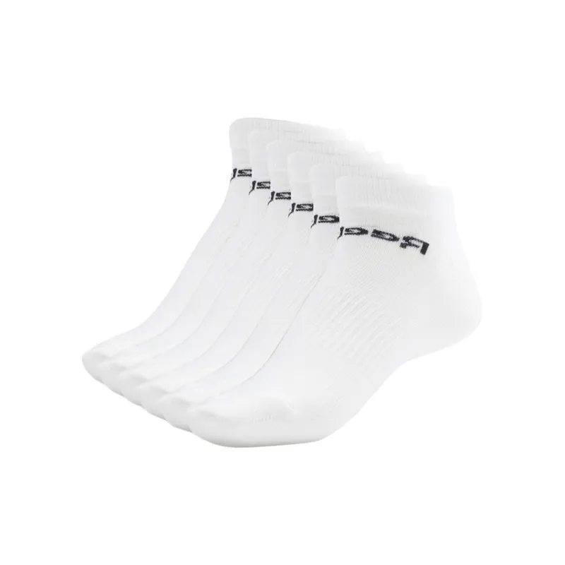 Reebok Ankle Socks Unisex 6 Pack White-0