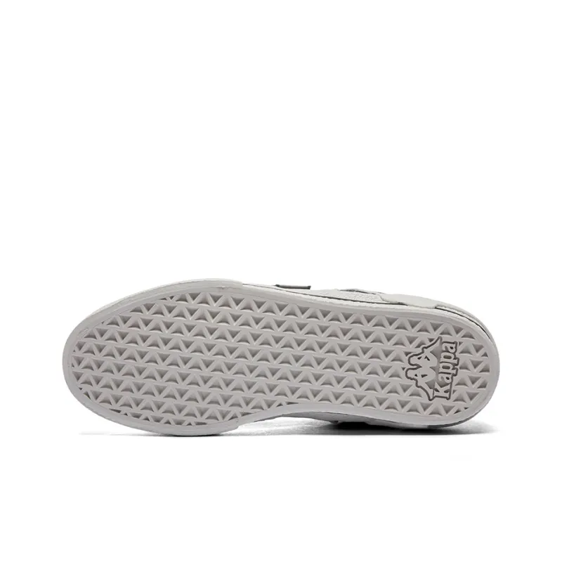 Kappa Slip Resistant Low Top Skateboard Shoes Unisex Black White-5