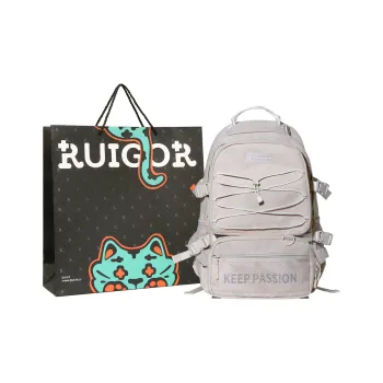 RUIGOR Polyester Backpack Unisex Multicolor