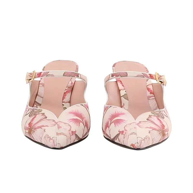 Zimmermann Closed Toe Slippers 6.5cm Women's Pink-4
