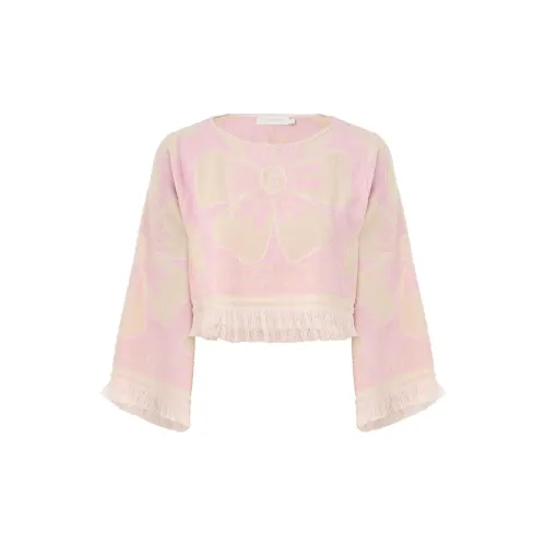 Zimmermann Crop Top Women's Pink